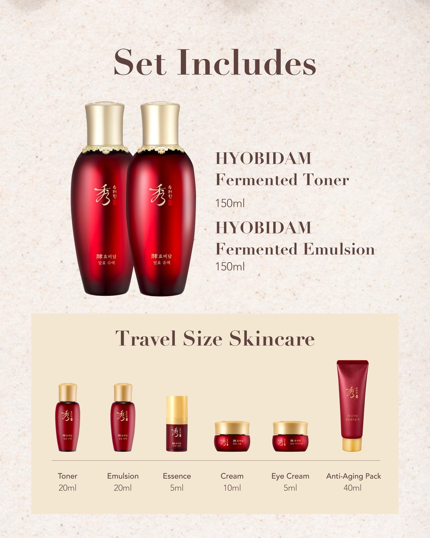Sooryehan Hyobidam Fermented Eye Cream (0.84 fl oz) - Korean Skincare, Luxury Premium High-end Cream, Intensive Skin Care