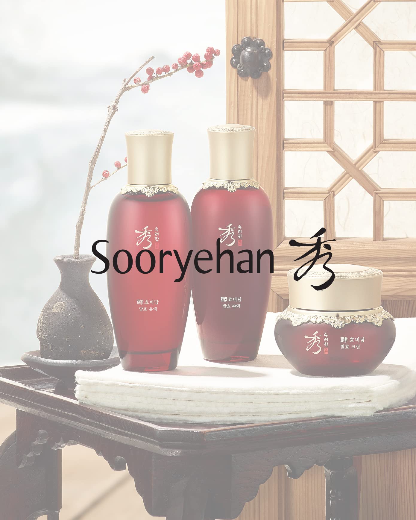 Sooryehan Hyobidam Fermented Eye Cream (0.84 fl oz) - Korean Skincare, Luxury Premium High-end Cream, Intensive Skin Care